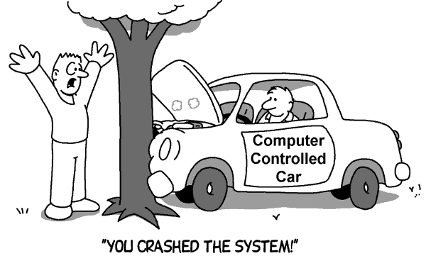 You crashed the system!